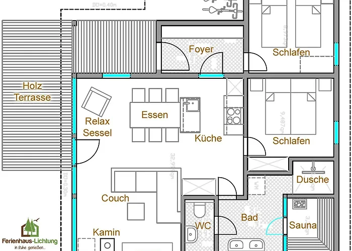 4 Personen Mit Sauna F4h0 Tatil Evi Ruhla